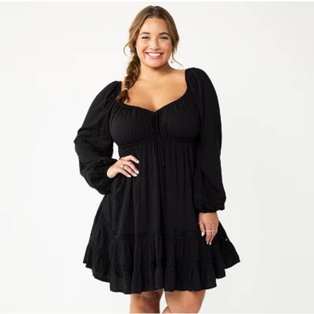 NWT SO Black Dress Size XL Junior - Picture 3 of 5